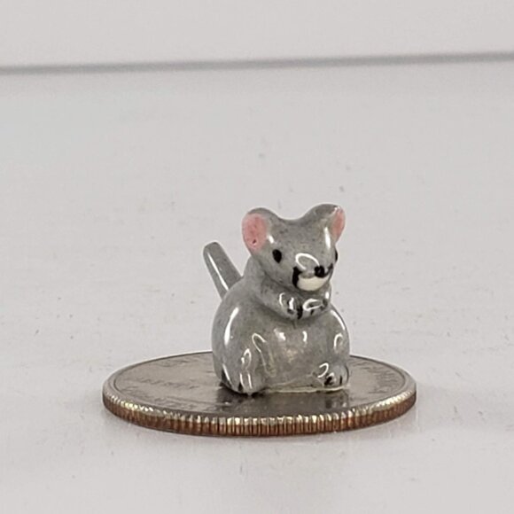 Hagen Renaker Baby Mouse Smiling Rat Miniature Figurine Short Tail Monrovia - Picture 7 of 7